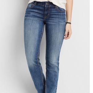 Maurices Straight Leg Medium Wash - Size 14